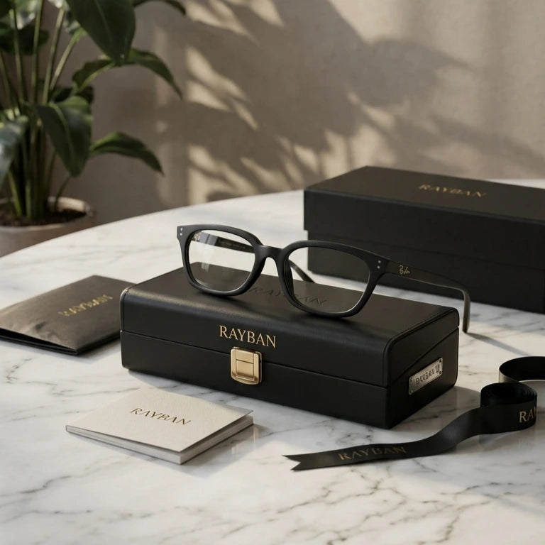 Ray-Ban Matte Black Square Eyeglasses