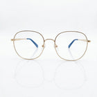 SPE-9001 Gold Oversized Round Eyeglasses