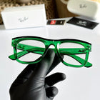 RB-0502S Green Translucent Wayfarer Eyeglasses