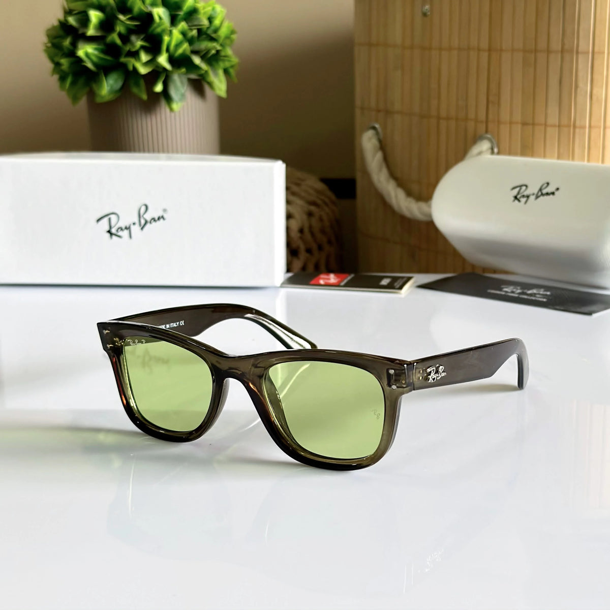 RB-0502S Translucent Wayfarer Sunglasses Collection