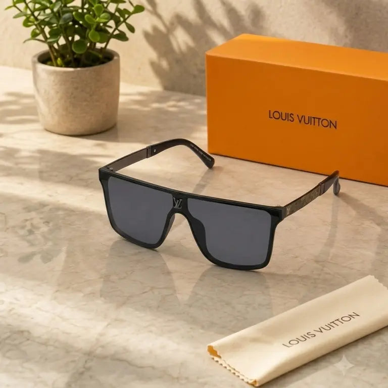 Louis Vuitton Black Shield Monogram Sunglasses