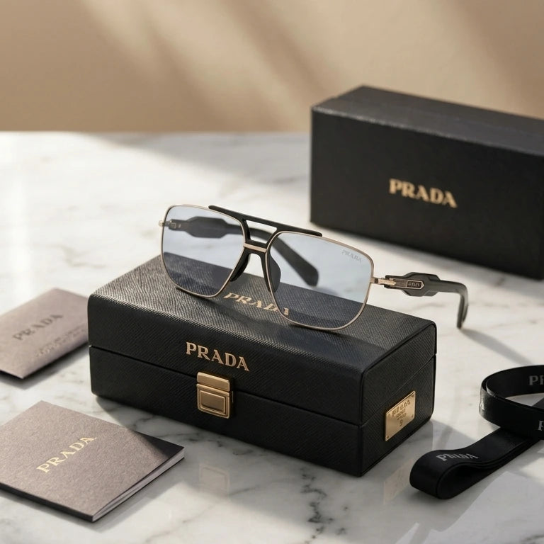 Prada Linea Rossa Double Bridge Aviator Sunglasses Collection