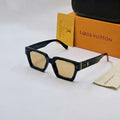 Louis Vuitton Bold Square Sunglasses - Black / Yellow Lens