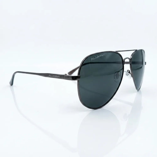 Alumina Classic Metal Aviator Sunglasses