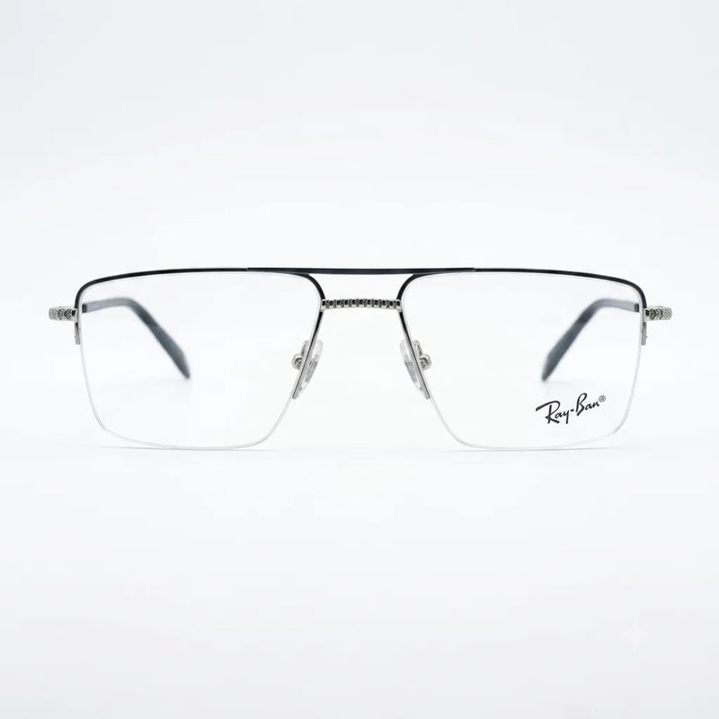 Ray-Ban Semi-Rimless Metal Navigator Eyeglasses