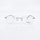 Spexxo Minimalist Rimless Rectangular Eyeglasses