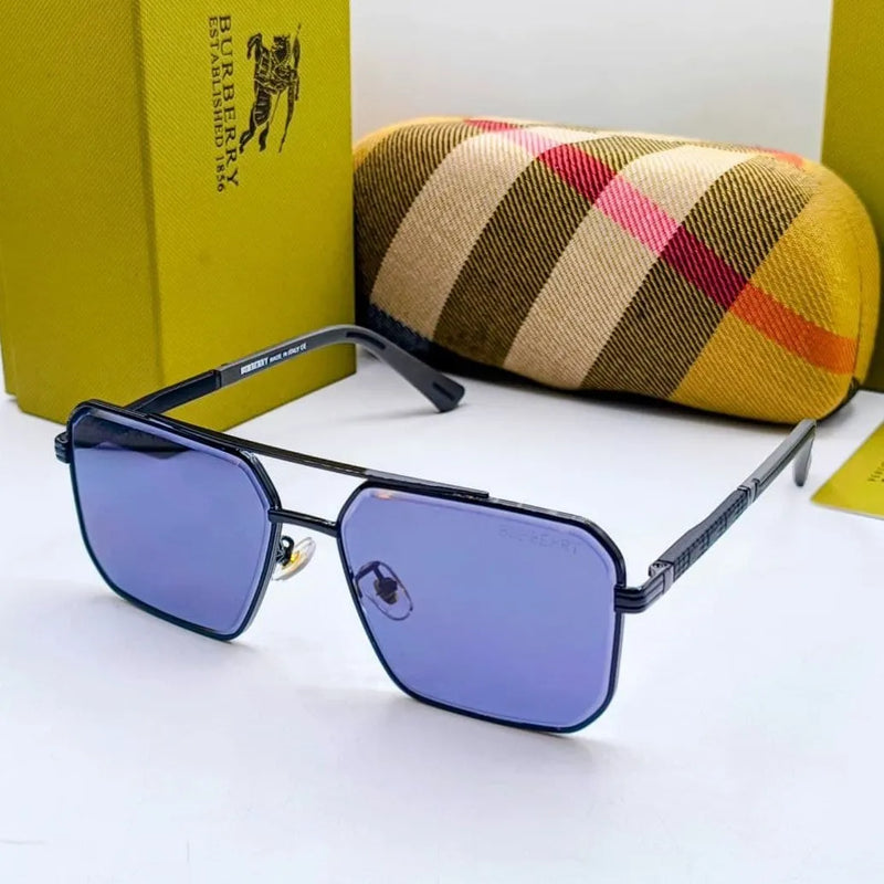 Burbbery Square Metal Sunglasses