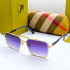 Burbbery Square Metal Sunglasses