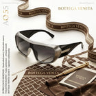 Bottega Veneta Bold Visor Shield Sunglasses