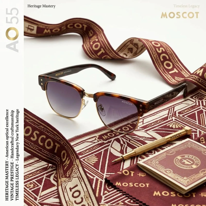 Moscot Vintage Clubmaster Browline Sunglasses