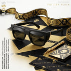 Philipp Plein Bold Acetate Square Sunglasses