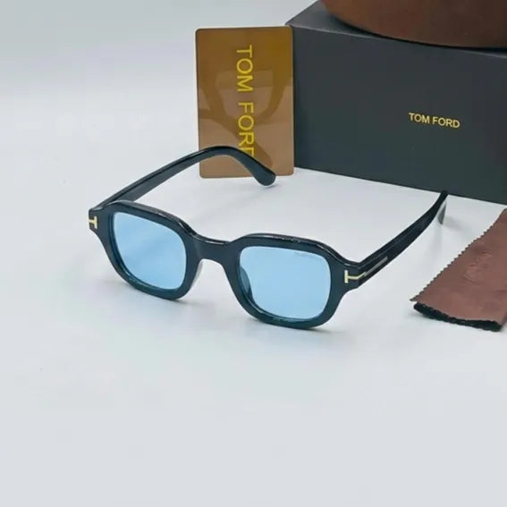 Tom Ford Signature T-Logo Square Sunglasses