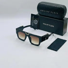 Philipp Plein Hexagon Monogram Bold Square Sunglasses