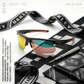 Matte Black / Red Frame with Multi-Color Prizm Mirror Lens