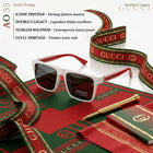 Gucci Double G Legacy Square Sunglasses