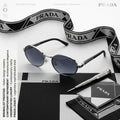 Silver Frame with Grey Gradient Lens
