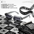 Transparent Grey Frame with Gradient Grey Lens