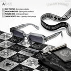 Chrome Hearts Edgy Prestige Square Sunglasses